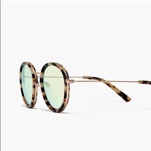 Madewell round reflective glasses